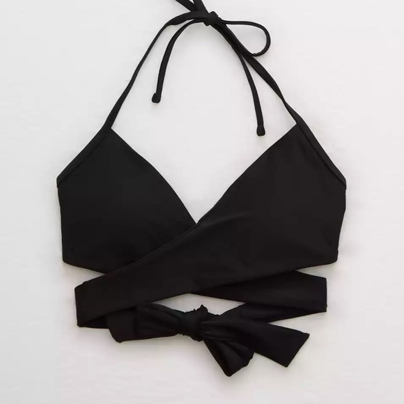 NWOT Aerie Wrap Halter Bikini Top - Picture 2 of 7